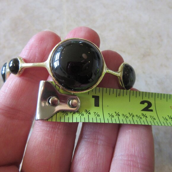 Ippolita Lollipop 18K Yellow Gold 9-Station Onyx Cabochon Bracelet MSRP $3,895 - Picture 9 of 16